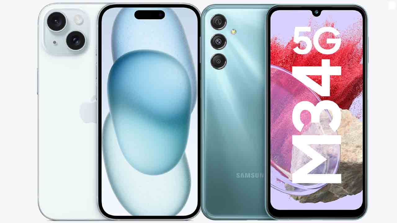 iPhone- Samsung Galaxy M34 | ఐ-ఫోన్ 15.. శాంసంగ్ గెలాక్సీ ఎం34 ఫోన్లపై భారీ డిస్కౌంట్లు.. ఇవీ డిటైల్స్..!