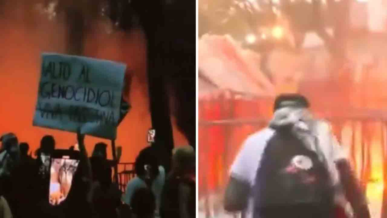 Israeli Embassy Set On Fire | రఫా మారణకాండపై నిరసనలు.. మెక్సికోలో ఇజ్రాయెల్ ఎంబసికి నిప్పు