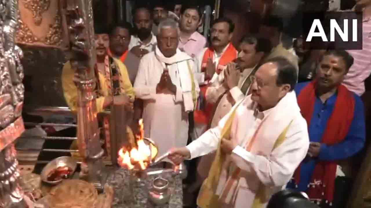 JP Nadda | కాల భైరవ ఆలయంలో జేపీ నడ్డా ప్రత్యేక పూజలు