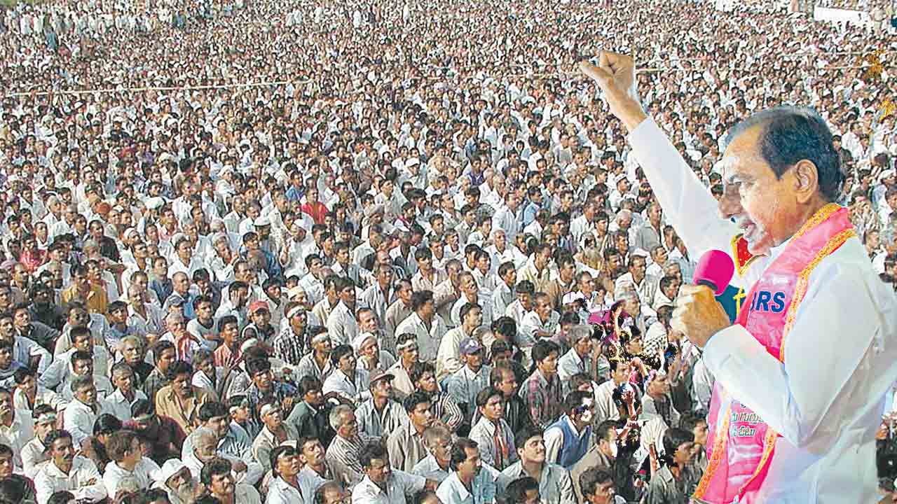 నేడు మంచిర్యాలలో కేసీఆర్‌ భారీ రోడ్‌ షో