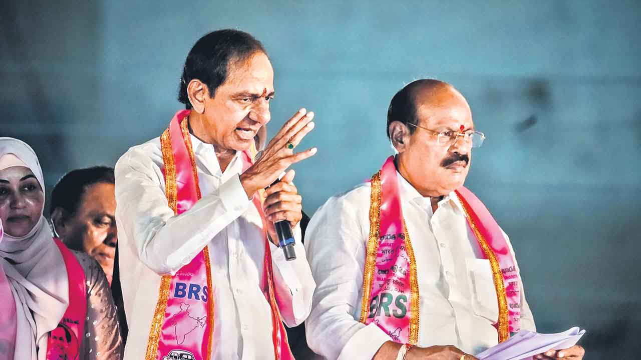 గులాబీ పరిమళం.. కేసీఆర్‌ ప్రభంజనం..