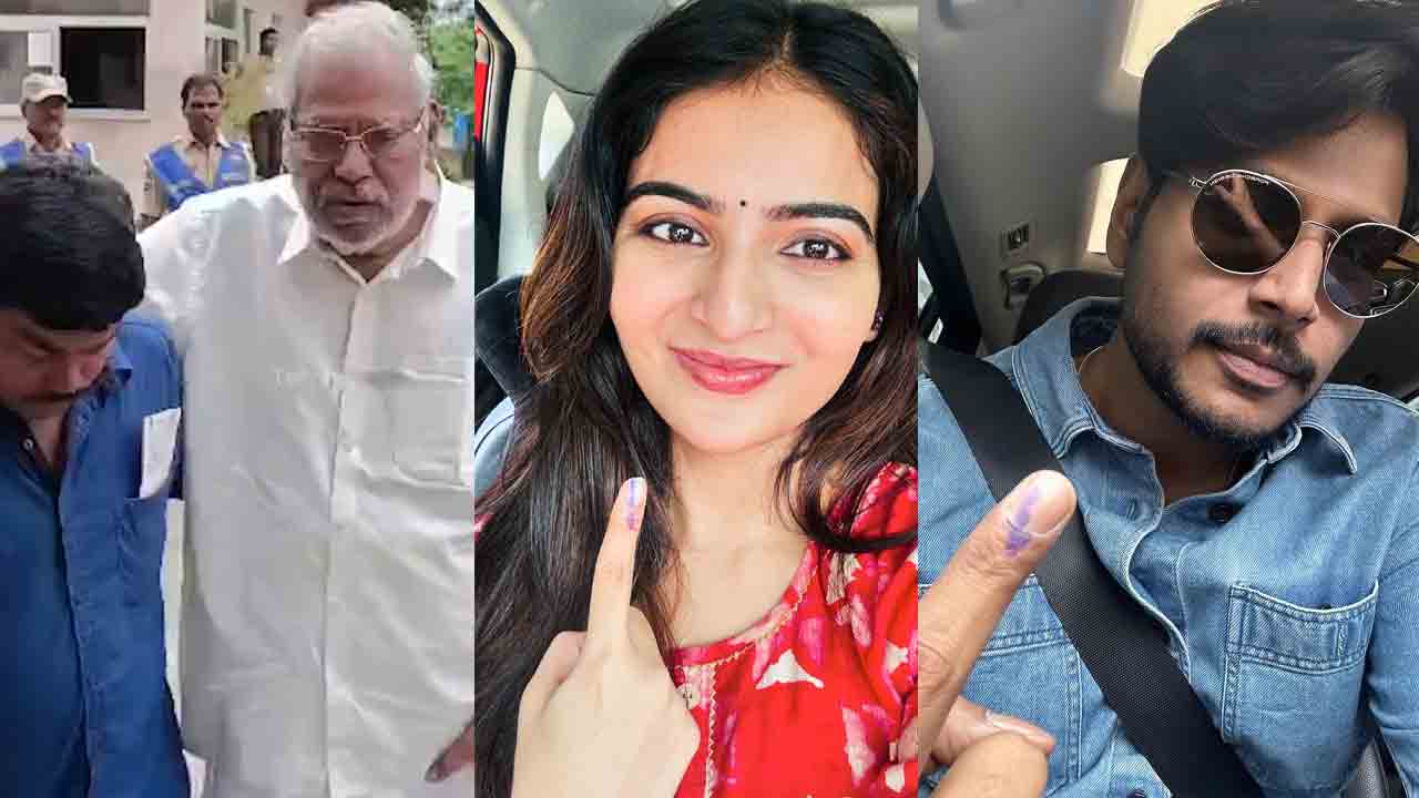 Lok Sabha Elections | ఓటేసిన కోట శ్రీనివాసరావు, సందీప్‌ కిషన్‌, అనన్యనాగళ్ల