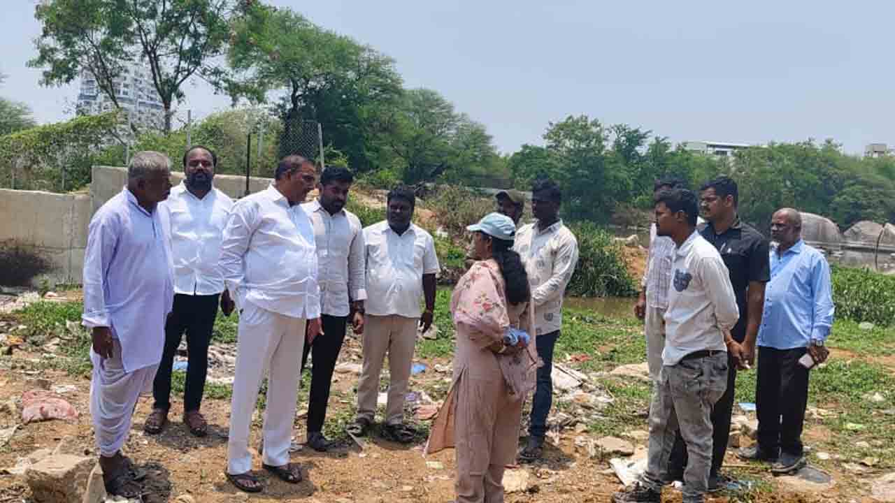MLA Gandhi | చెరువుల సుందరీకరణ పనులు నాణ్యతతో పూర్తి చేయాలి : ఎమ్మెల్యే గాంధీ