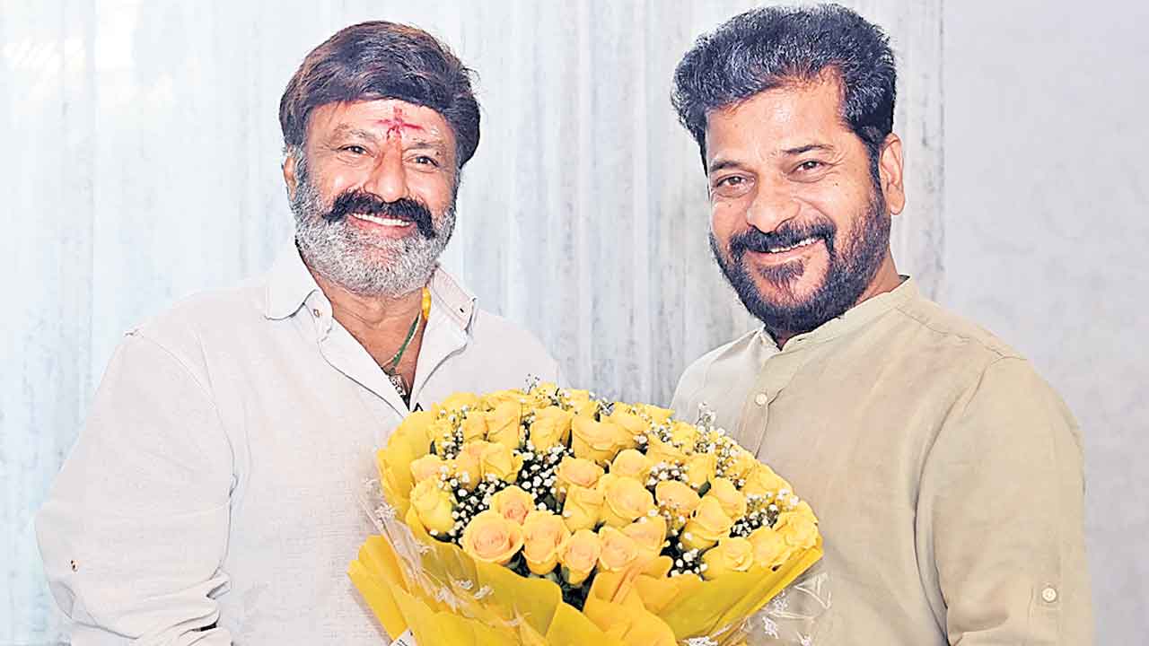 సీఎం రేవంత్‌తో బాలకృష్ణ భేటీ