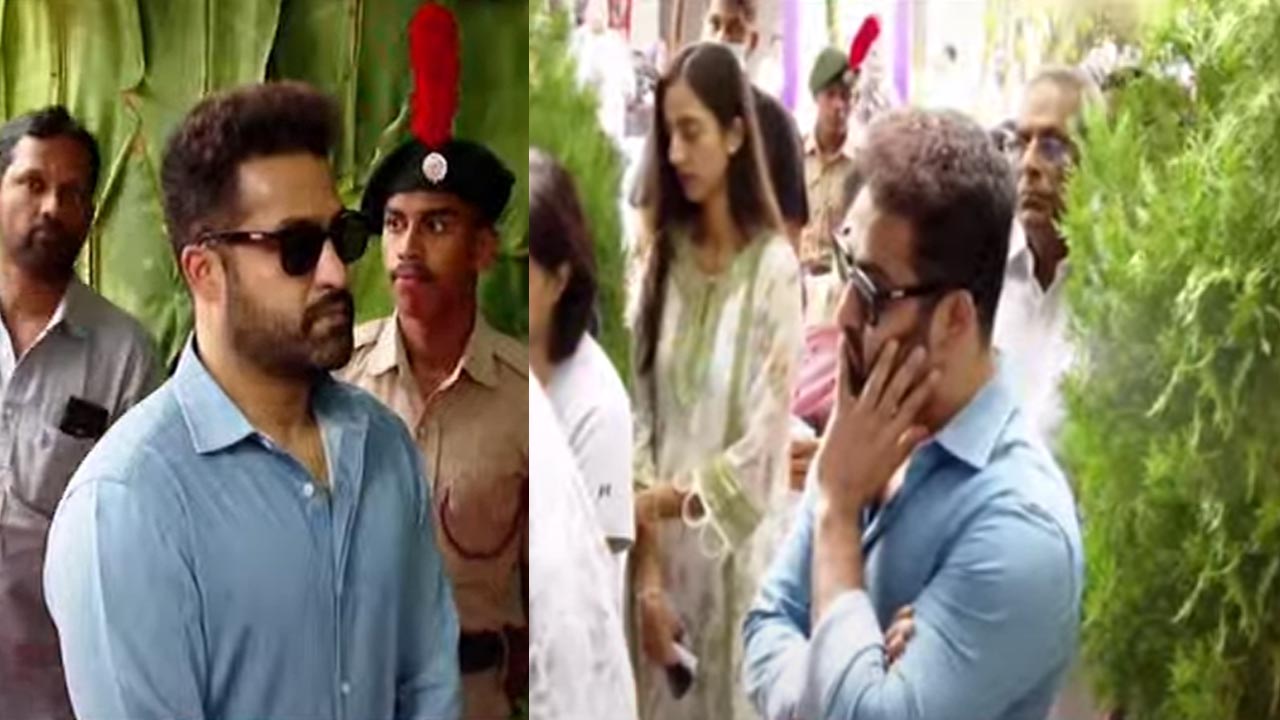 Jr. NTR | క్యూలైన్‌లో నిలబడి ఓటేసిన జూనియర్‌ ఎన్టీఆర్‌, అల్లు అర్జున్‌