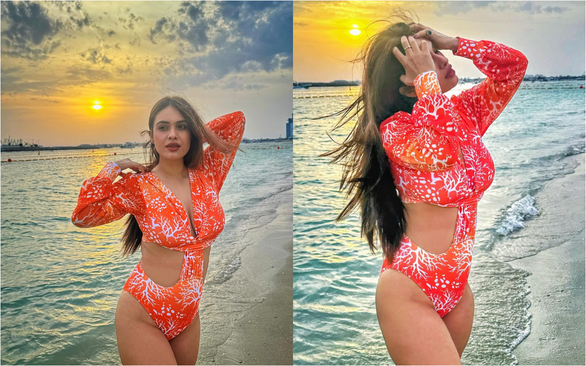 Neha Malik | స్విమ్‌ సూట్‌ గ్లామర్‌తో సోషల్‌ మీడియాను షేక్ చేస్తున్న నేహా మాలిక్‌
