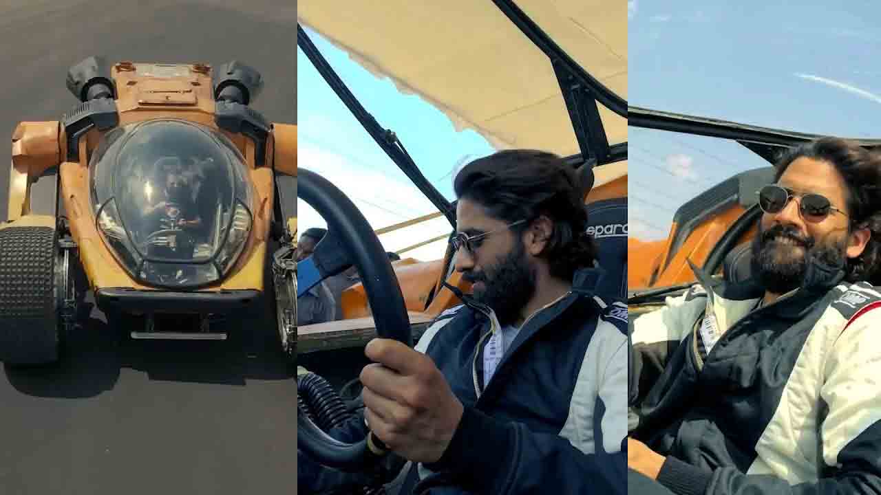 Kalki Bujji | ప్ర‌భాస్ ‘బుజ్జి’ కారుని న‌డిపిన నాగ చైత‌న్య.. వీడియో