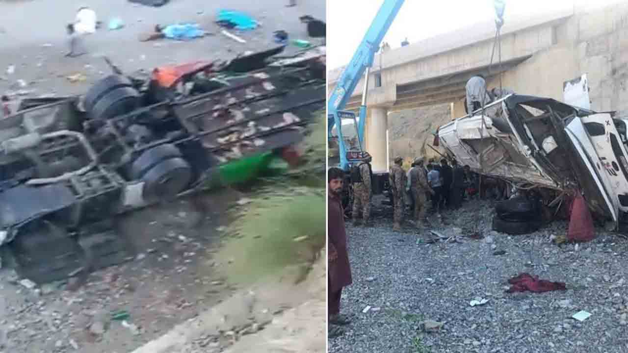 Balochistan | అదుపుతప్పి లోయలో పడిపోయిన బస్సు.. 28 మంది మృతి