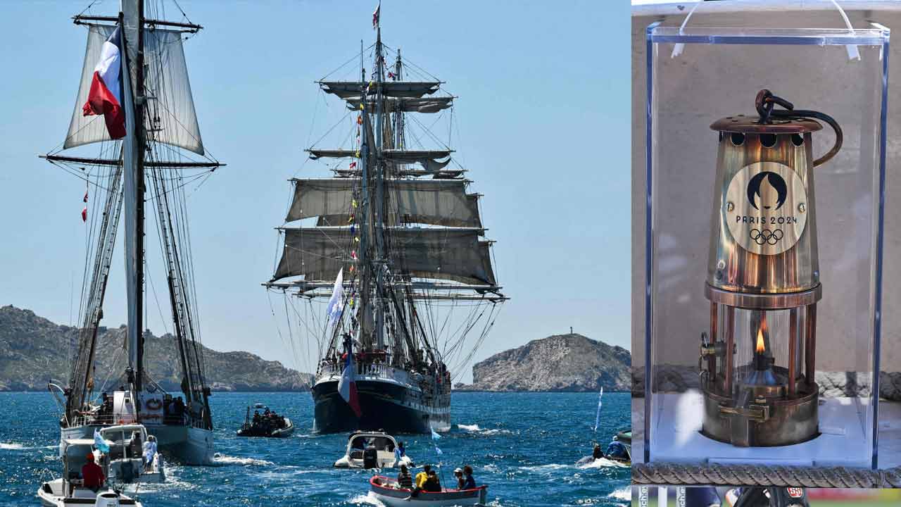 Paris Olympics | ఏథెన్స్‌ నుంచి సముద్ర మార్గంలో.. ఫ్రాన్స్‌కు చేరుకున్న ఒలింపిక్‌ జ్యోతి