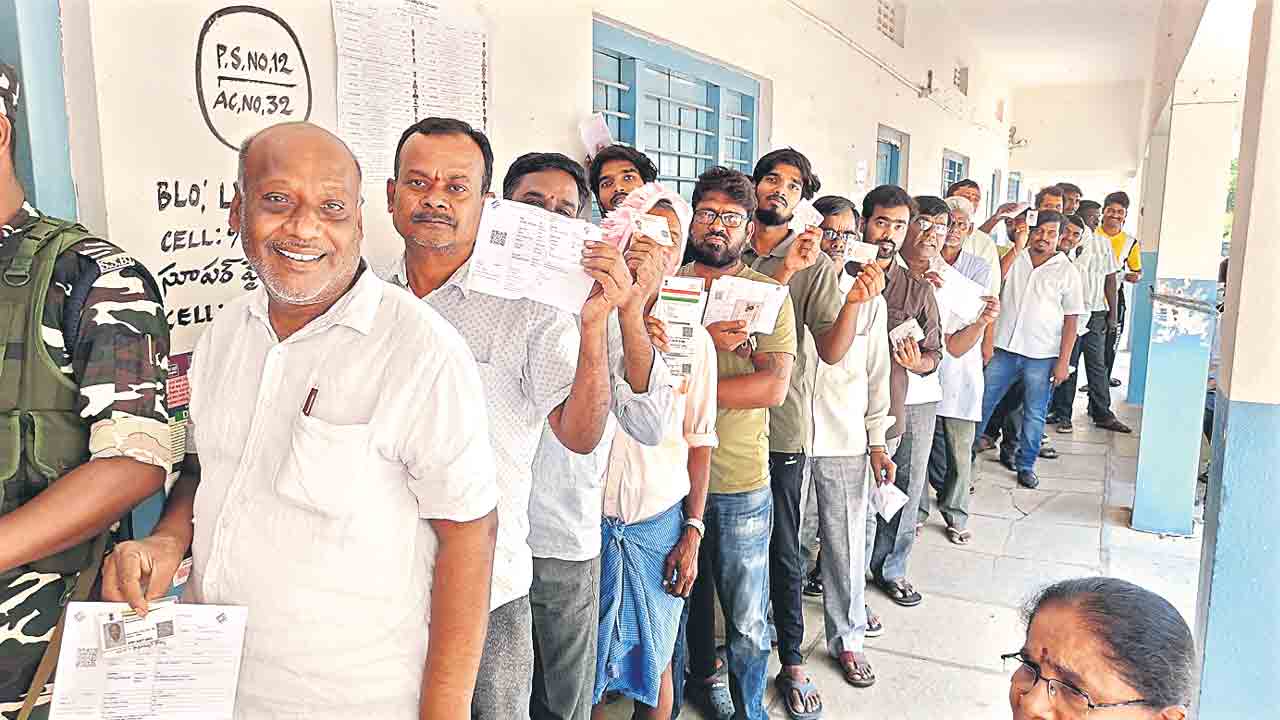 మెదక్‌లో 75.09% పోలింగ్‌