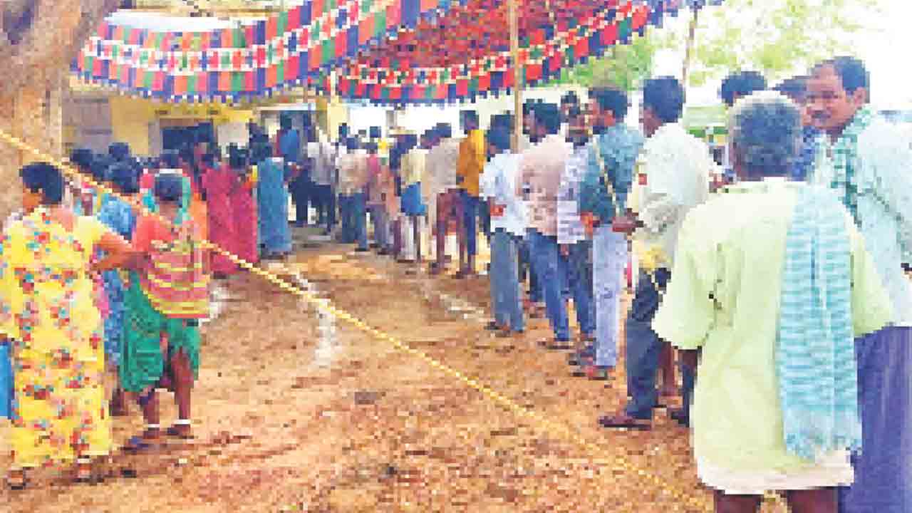 నల్లగొండ 74.02.. భువనగిరి 76.78 శాతం