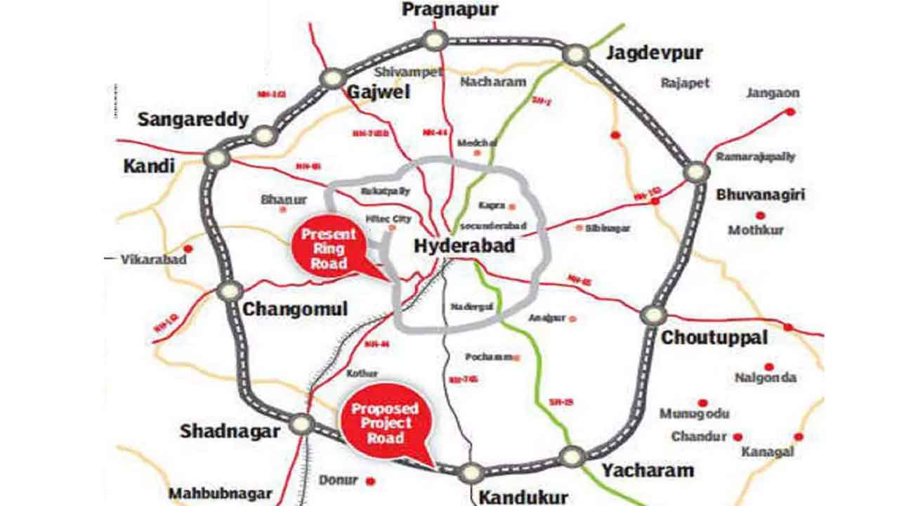 ట్రిపుల్ఆర్ భూసేకరణ అసంపూర్ణం