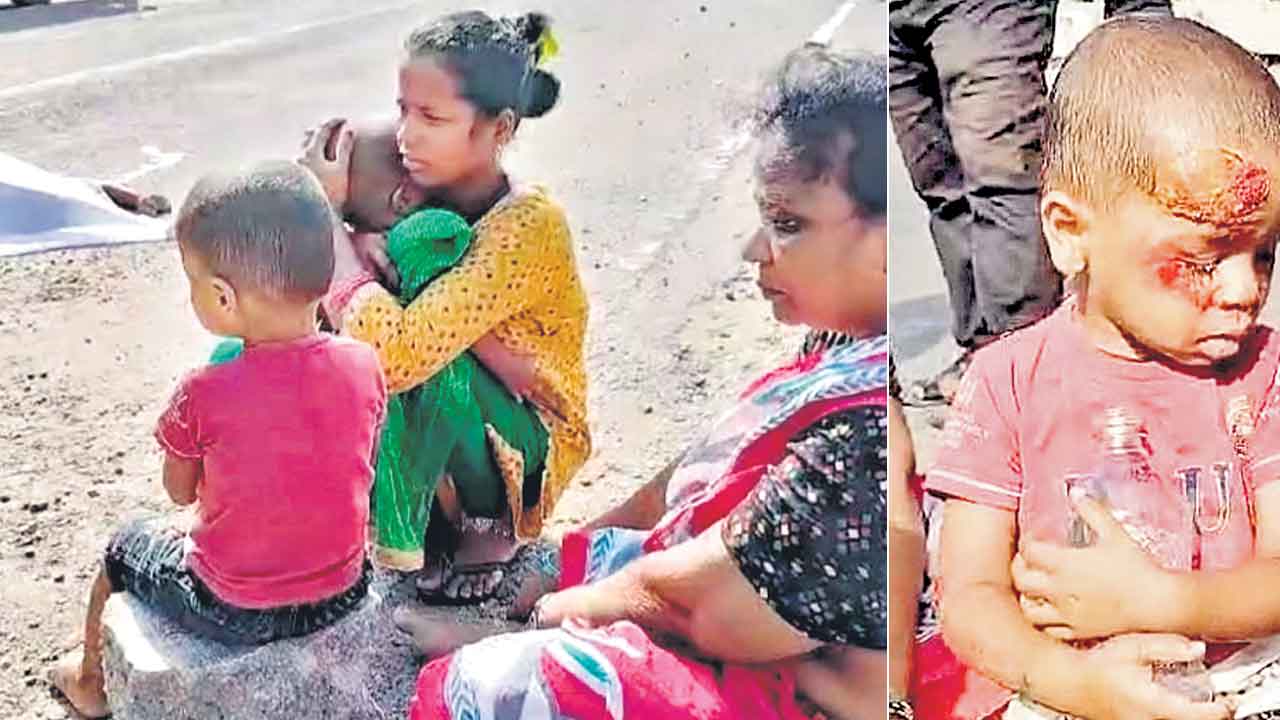 Hyderabad | ఆకలేస్తుంది నాన్నా..లే.. తండ్రి మృతదేహం వద్ద రెండేండ్ల కొడుకు రోదన