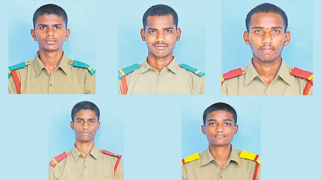 ఎన్‌డీఏ పరీక్షలో సైనిక్‌స్కూల్‌ విద్యార్థుల ప్రతిభ