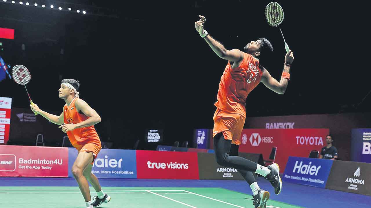 Badminton | థాయ్‌లాండ్‌ ఓపెన్‌ బ్యాడ్మింటన్‌ టోర్నీ.. సెమీస్‌కు సాత్విక్‌-చిరాగ్‌