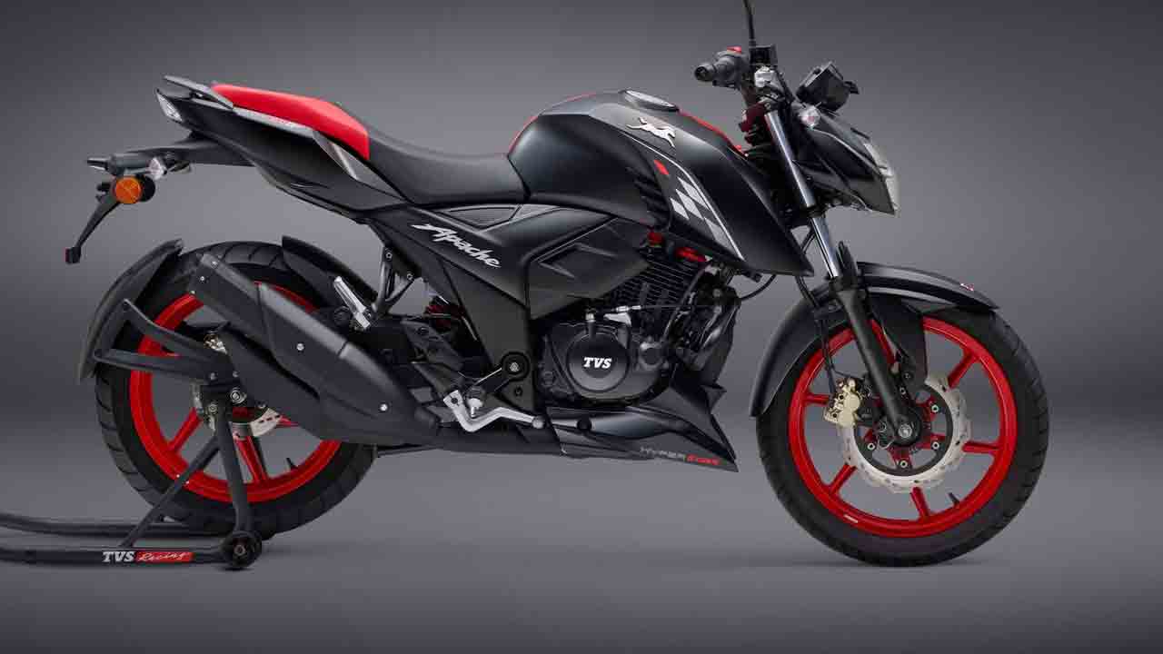 TVS Apache RTR 160 | స్పోర్టీ లుక్‌తో టీవీఎస్ అపాచీ ఆర్టీఆర్ 160 బ్లాక్ ఎడిషన్ ఆవిష్కరణ..!