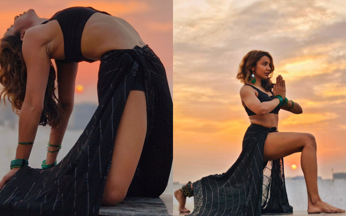 Tejaswi Madivada  | యోగాస‌నాల‌తో సెగలు పుట్టిస్తున్న తేజస్వి మదివాడ