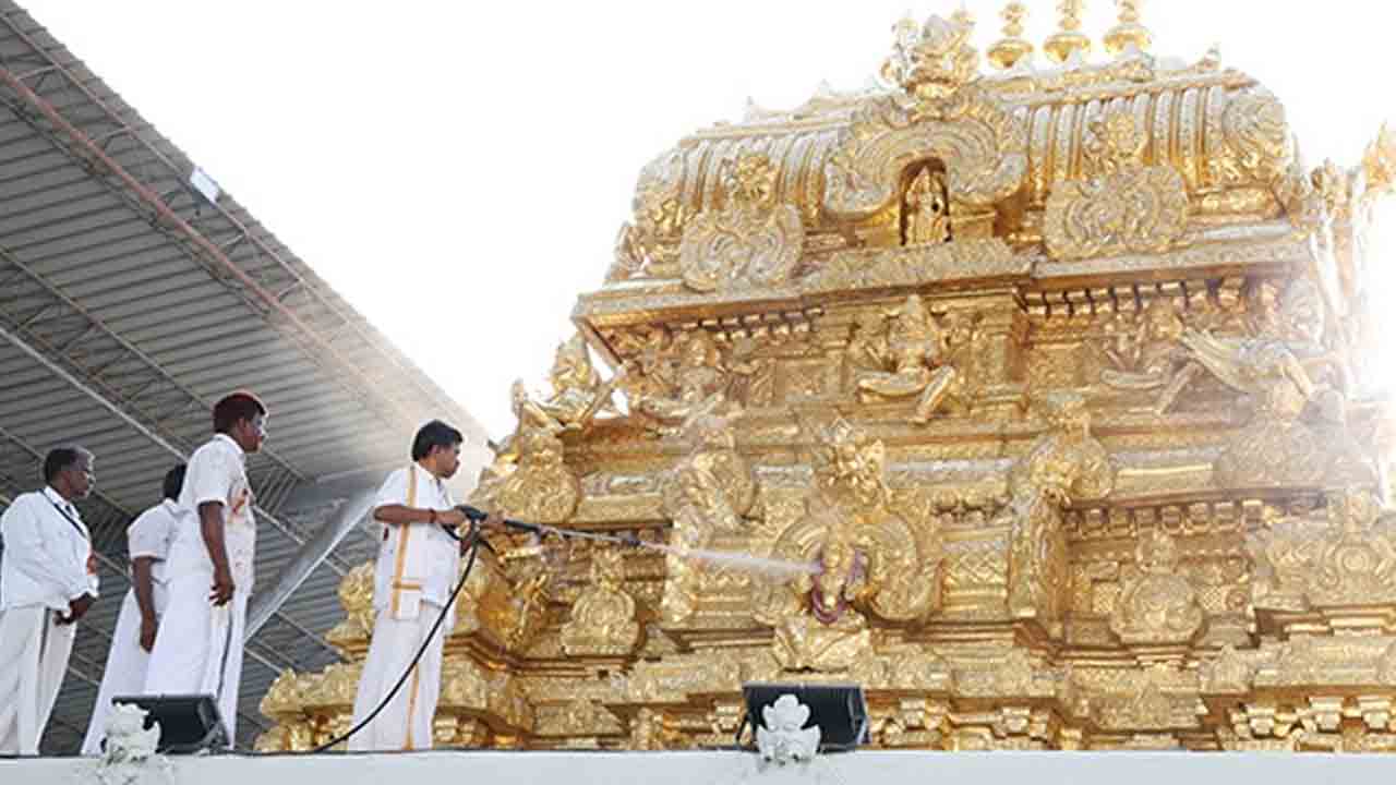 Tirupati | గోవిందరాజస్వామివారి ఆలయంలో ఘనంగా కోయిల్‌ ఆళ్వార్‌ తిరుమంజనం