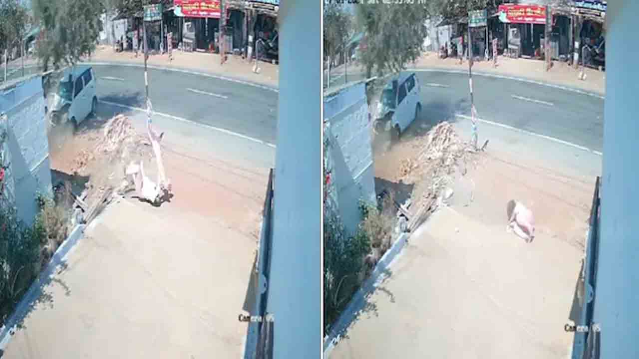 Watch: కారు ఢీకొట్టడంతో గాల్లోకి ఎగిరిపడిన మహిళ.. తర్వాత ఏం జరిగిందంటే?