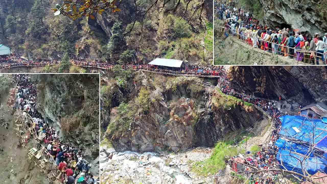 Yamunotri | చార్‌ ధామ్‌ యాత్రకు పోటెత్తిన భక్తులు.. రద్దీ నిర్వహణ లోపంపై యాత్రికుల ఆగ్రహం