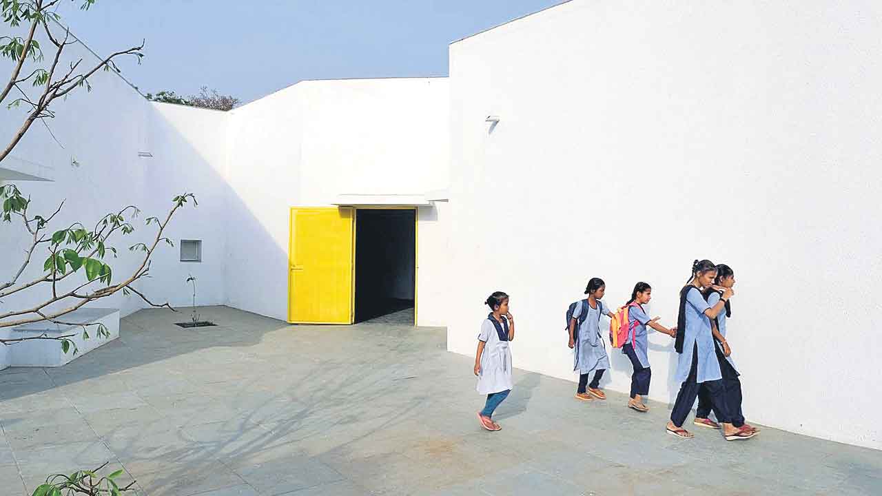 Ashram School Students