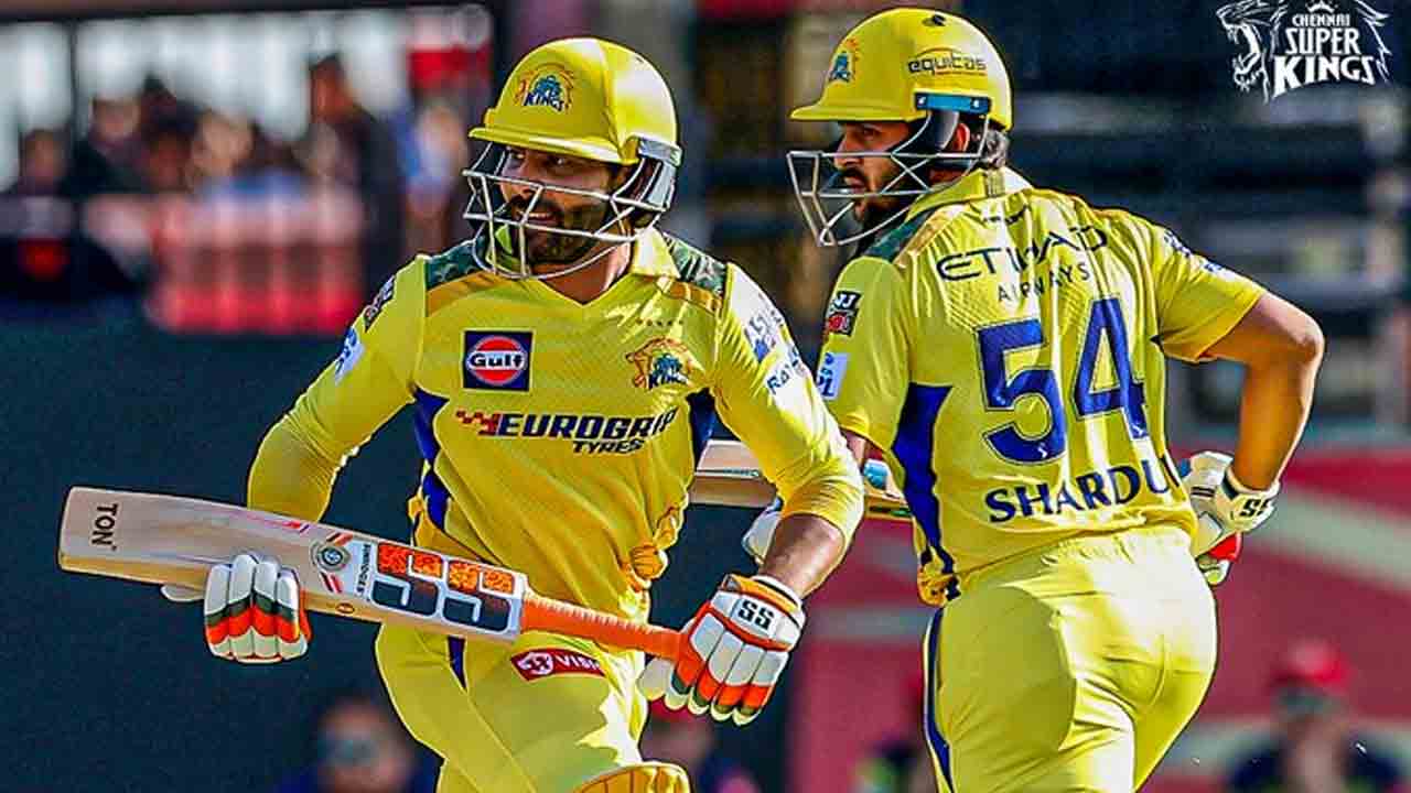 PBKS vs CSK | వ‌ణికించిన చాహ‌ర్, హ‌ర్ష‌ల్.. మ‌రోసారి ఆప‌ద్భాంద‌వుడైన జ‌డేజా