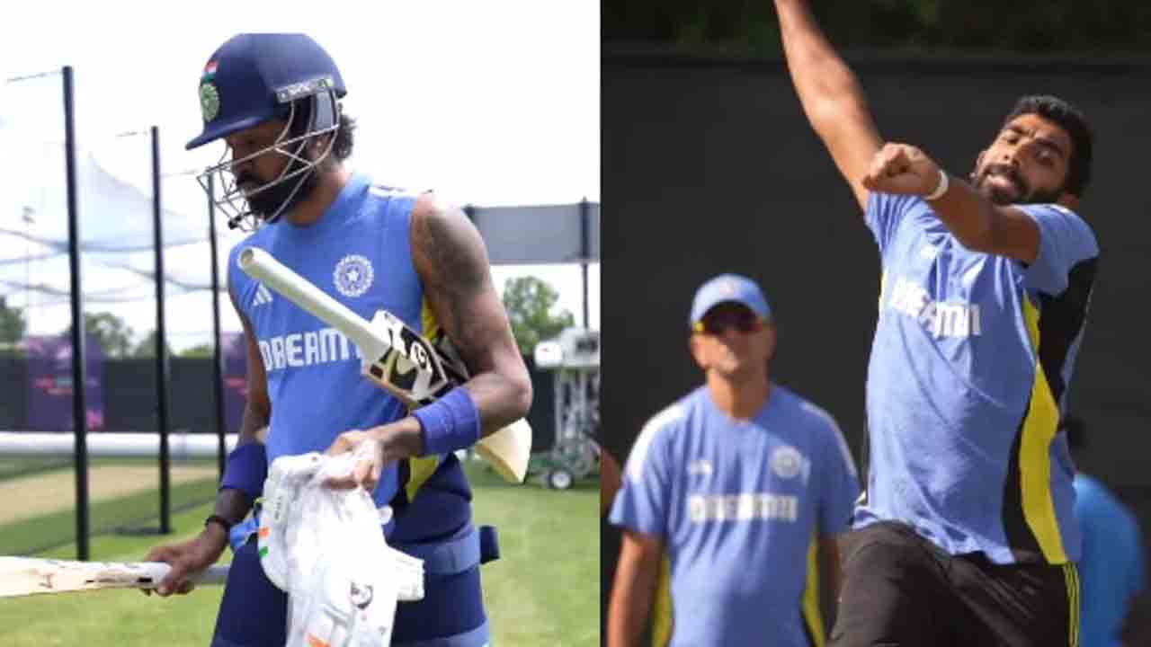 T20 World Cup 2024 | టీమిండియా ప్రాక్టీస్ షురూ.. నెట్స్‌లో చెమ‌టోడ్చిన పాండ్యా