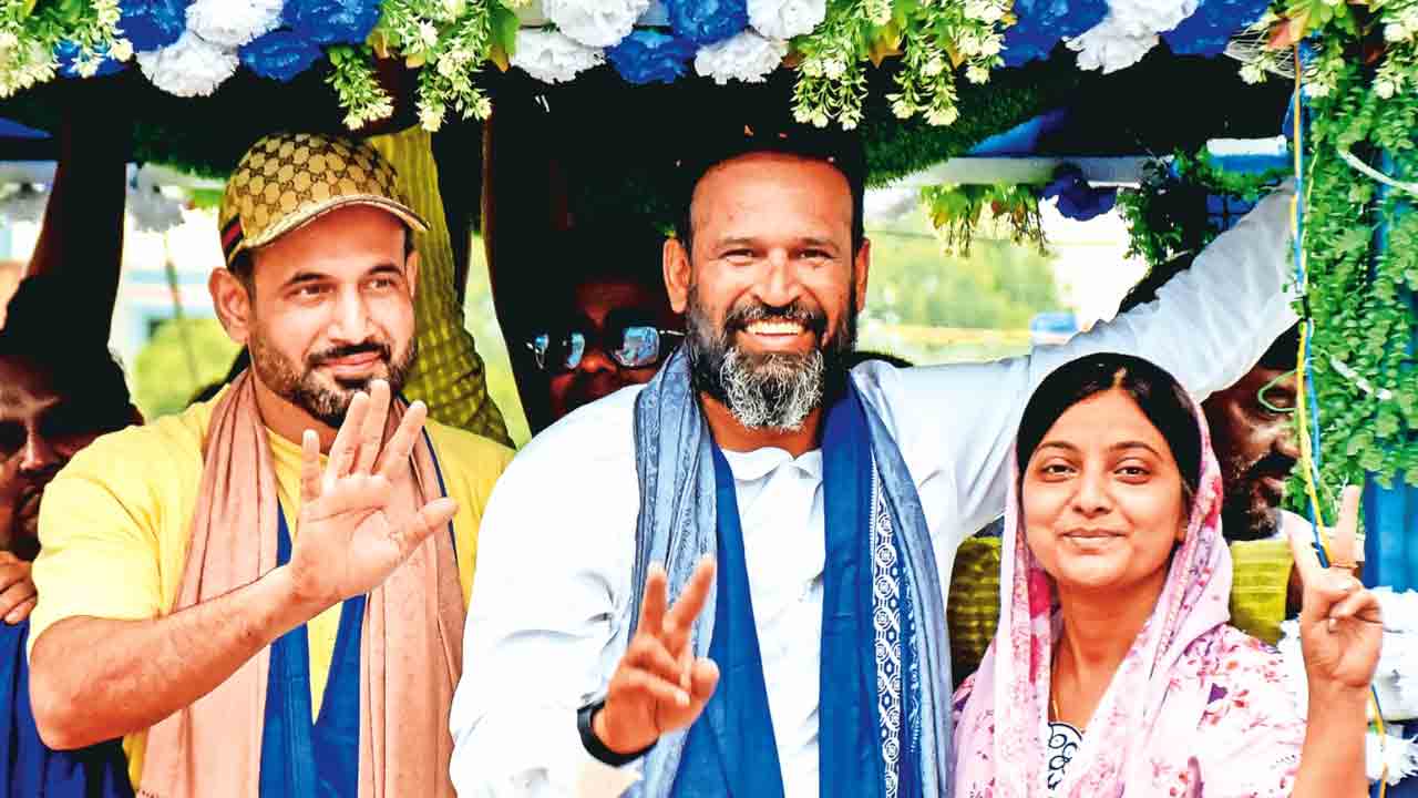 Irfan – Yusuf Pathan | రోడ్ షోలో ‘ప‌ఠాన్ బ్ర‌ద‌ర్స్’.. వీడియో వైర‌ల్