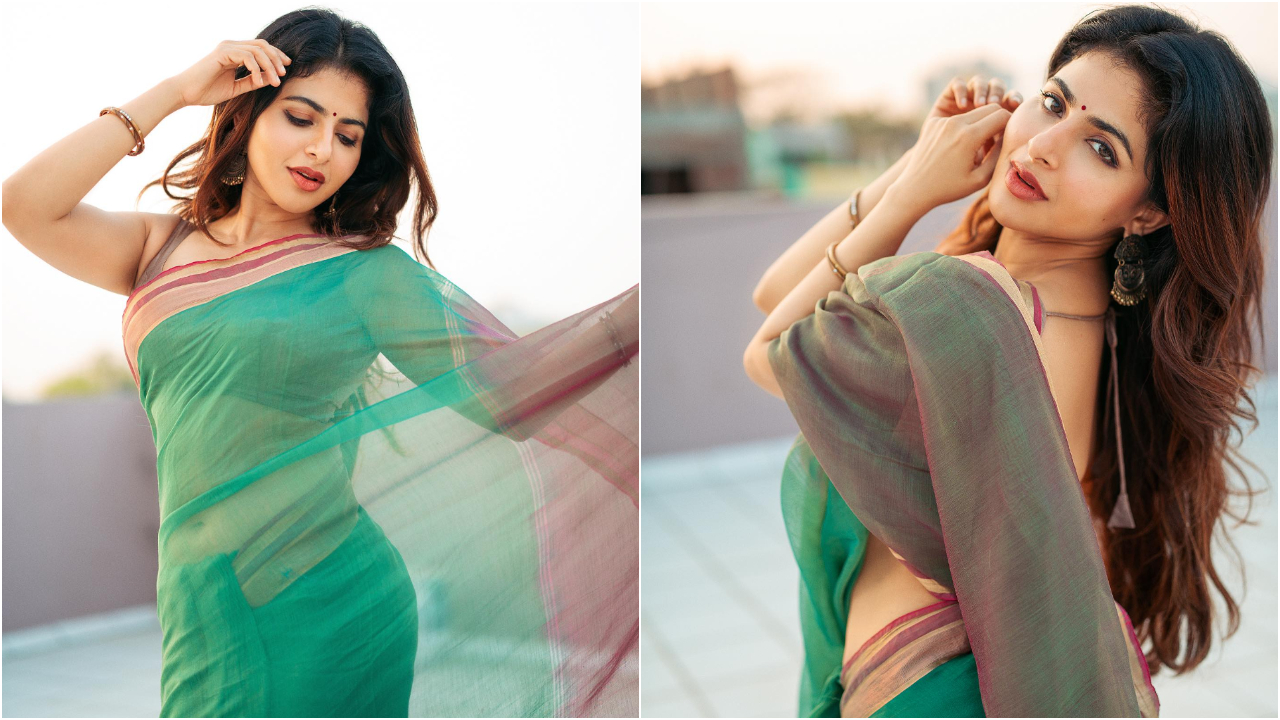 Iswarya Menon | చీరకట్టులో మైమరిపిస్తున్న ఐశ్వర్య మీనన్