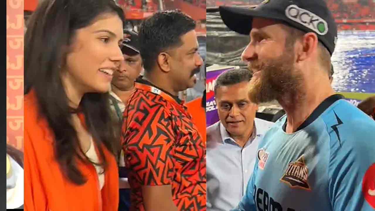 Kavya Maran: కావ్యా మారన్‌ను హ‌గ్ చేసుకున్న కివీస్ క్రికెట‌ర్‌.. వీడియో