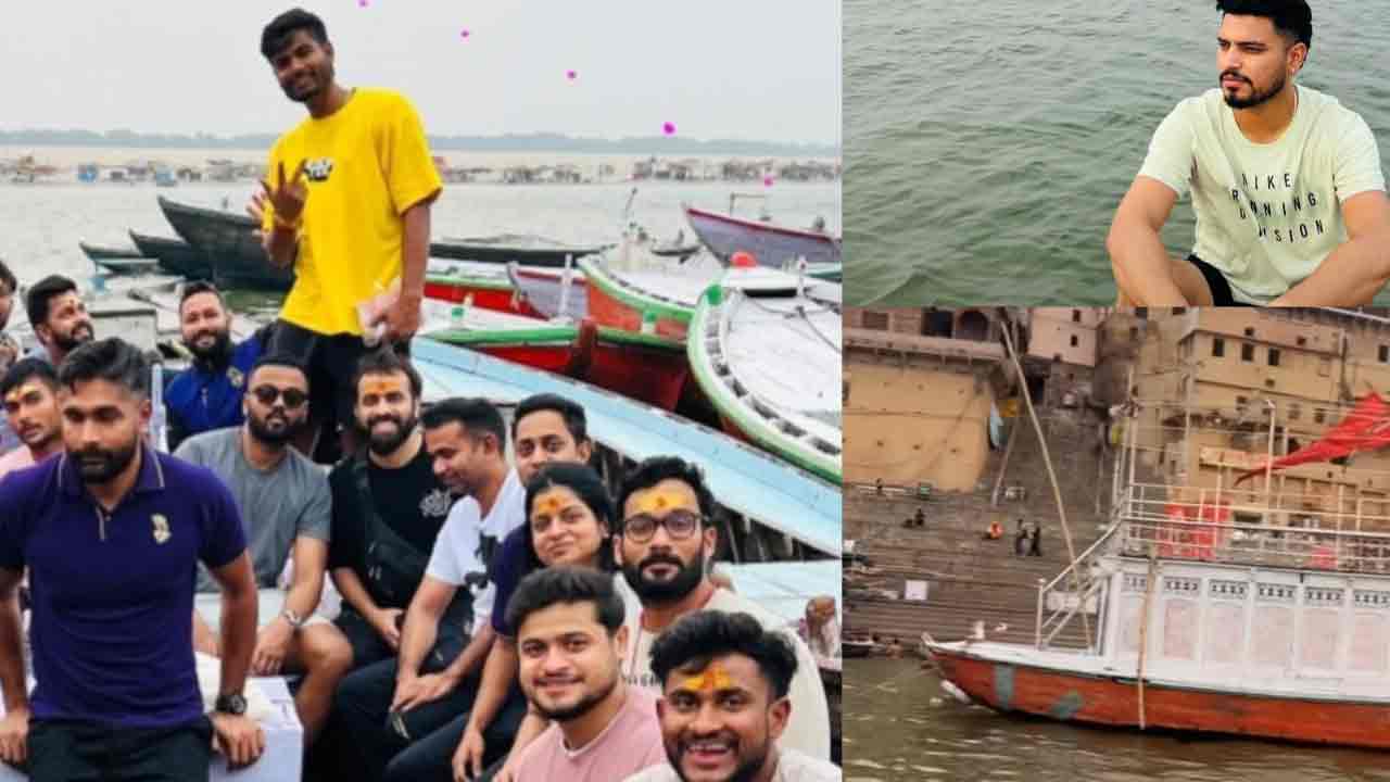 KKR Players:  కాశీ విశ్వ‌నాథుడిని ద‌ర్శించుకున్న కేకేఆర్ ప్లేయ‌ర్లు