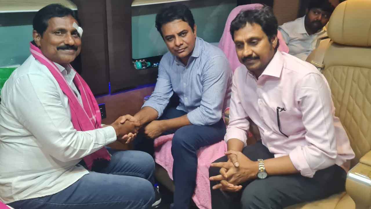 KTR | శంకర్ గౌడ్‌ను పరామర్శించిన కేటీఆర్