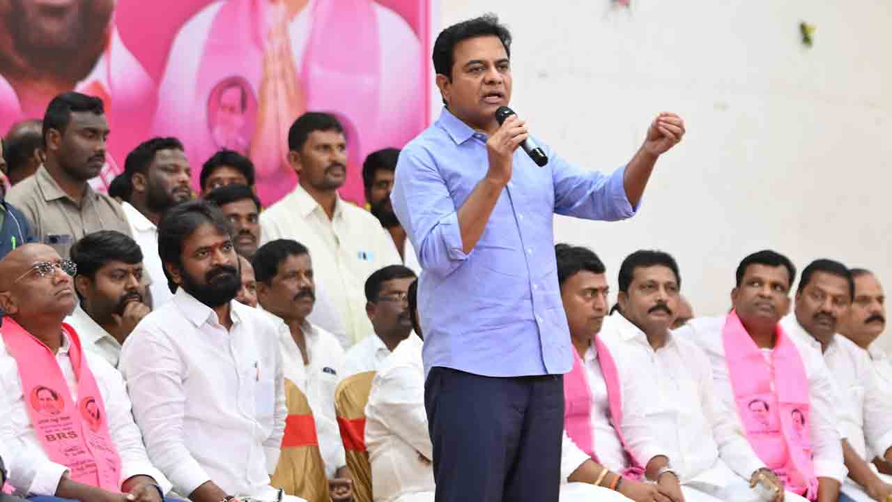 KTR | కాంగ్రెస్ ఎమ్మెల్సీ అభ్య‌ర్థితో.. ఆ ఇద్ద‌రు మంత్రులకు ఎస‌రు : కేటీఆర్
