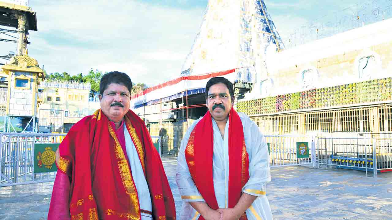 వెంకన్న సన్నిధిలో..