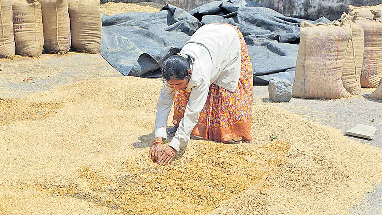 Farmers | కొట్టుకుపోతున్నా కొనరా?.. వడ్ల కొనుగోళ్ల జాప్యంపై రైతుల కన్నెర్ర