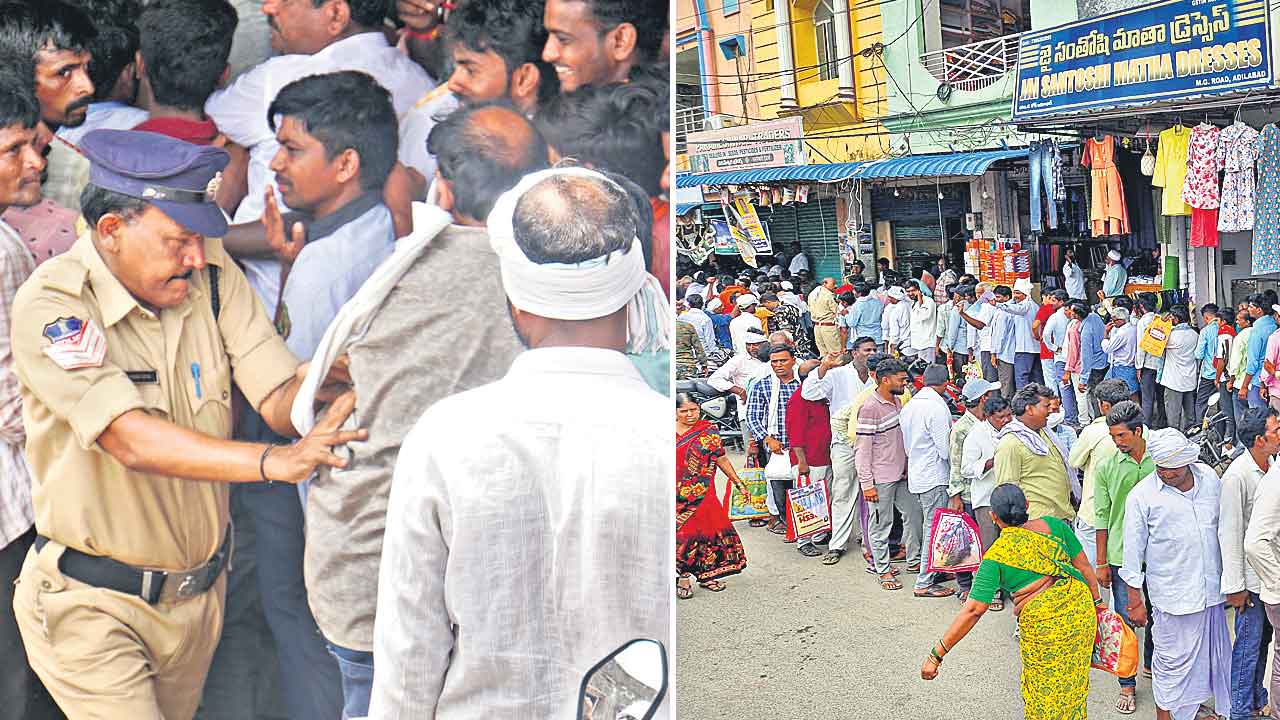 Lathi charge | అన్నదాతపై పోలీసు లాఠీ.. ఆదిలాబాద్‌లో రైతులపై ఖాకీల చిందులు..