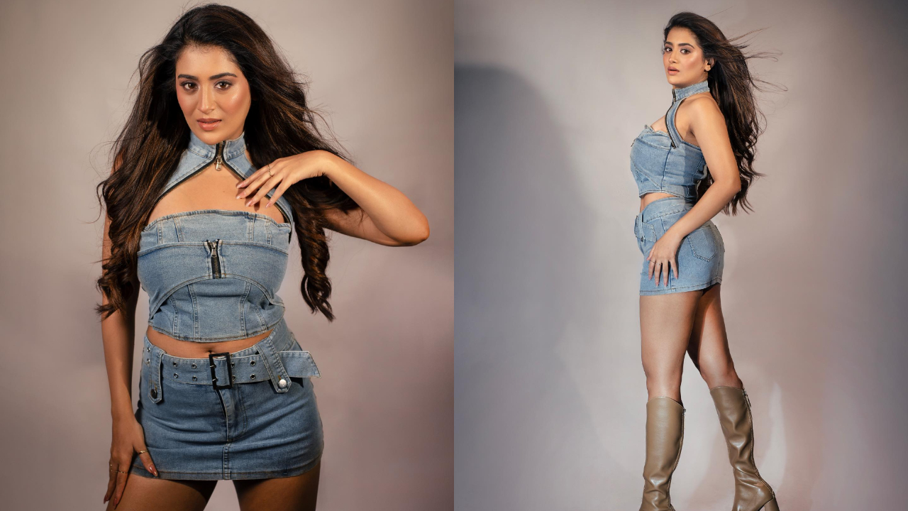 Rashi Singh | మినీ స్కర్ట్ లో రాశి సింగ్ సొగసుల విందు!