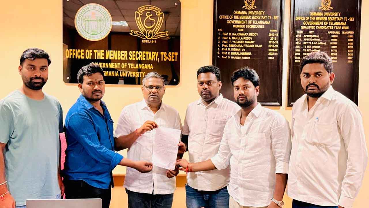 TS set | టీఎస్‌ సెట్‌ రిజిస్ట్రేషన్‌ ఫీజులను తగ్గించాలి: బీఆర్‌ఎస్వీ