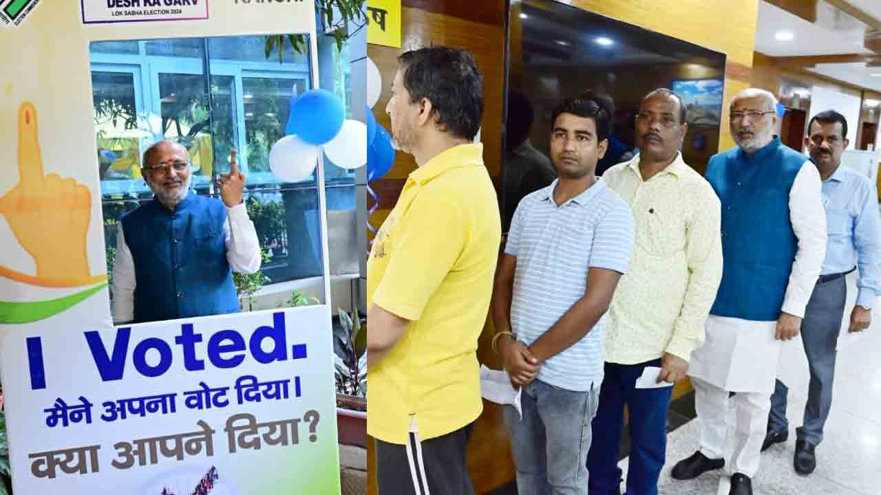 CP Radhakrishnan | రాంచీలో ఓటు హ‌క్కును వినియోగించుకున్న తెలంగాణ ఇంచార్జి గ‌వ‌ర్న‌ర్