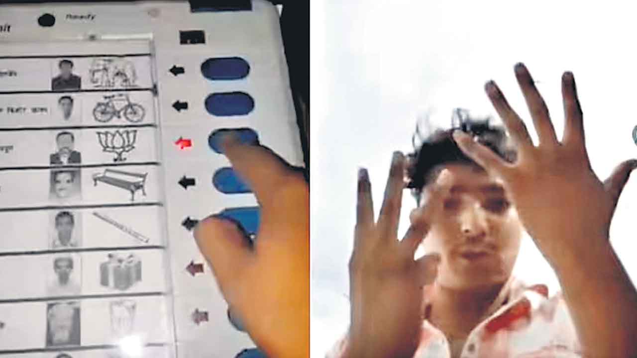 Lok Sabha Elections | యూపీలో బీజేపీకి 8 సార్లు యువకుడి ఓటు.. పోలింగ్‌ వీడియో వైరల్‌