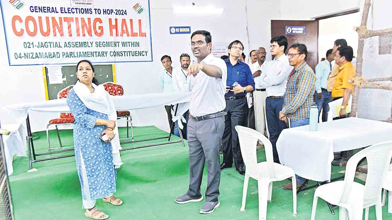 ఓట్ల లెక్కింపునకు సిద్ధంగా ఉండాలి