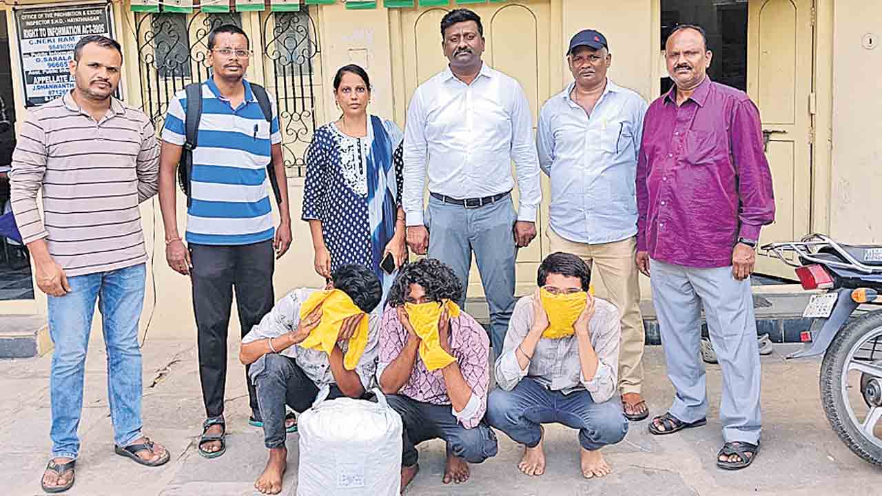 హయత్నగర్లో గంజాయి పట్టివేత