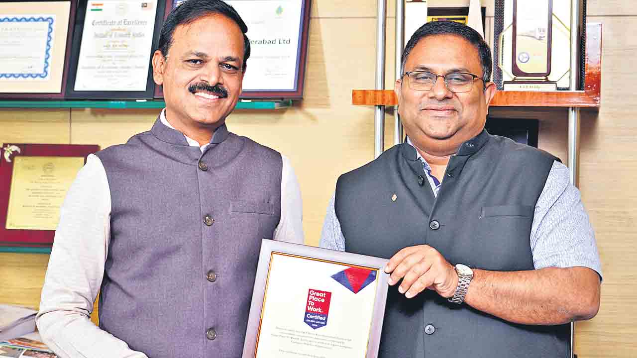 Hyderabad Metro | గ్రేట్‌ ప్లేస్‌ టు వర్క్‌.. ఎల్‌అండ్‌టీ మెట్రోకు గుర్తింపు