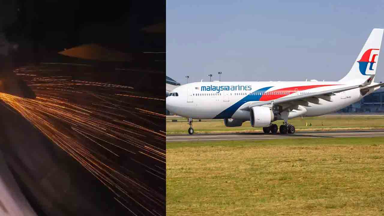 మలేషియా విమానంలో మంటలు