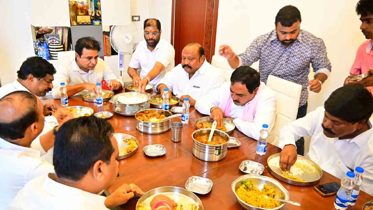 కేటీఆర్‌ కు వద్దిరాజు ఆతిథ్యం