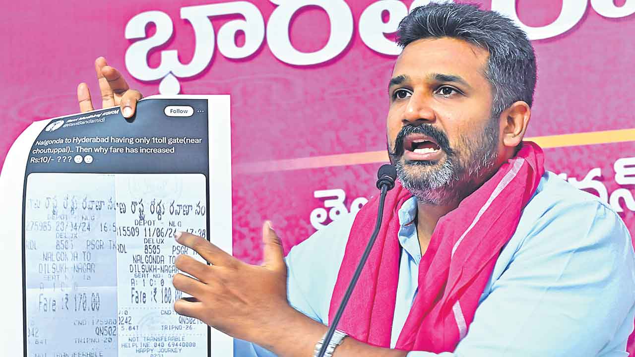 Manne Krishank | ఆర్టీసీలో స్కాం.. ఐటీఐఎం కొనుగోళ్లలో భారీ దోపిడీ: బీఆర్‌ఎస్‌ నేత క్రిశాంక్‌