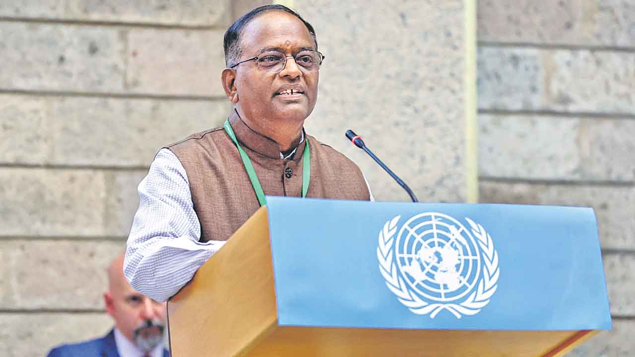 ఐరాస పర్యావరణ సంస్థకు చైర్మన్‌గా జనగామ వాసి అచల్‌రెడ్డి