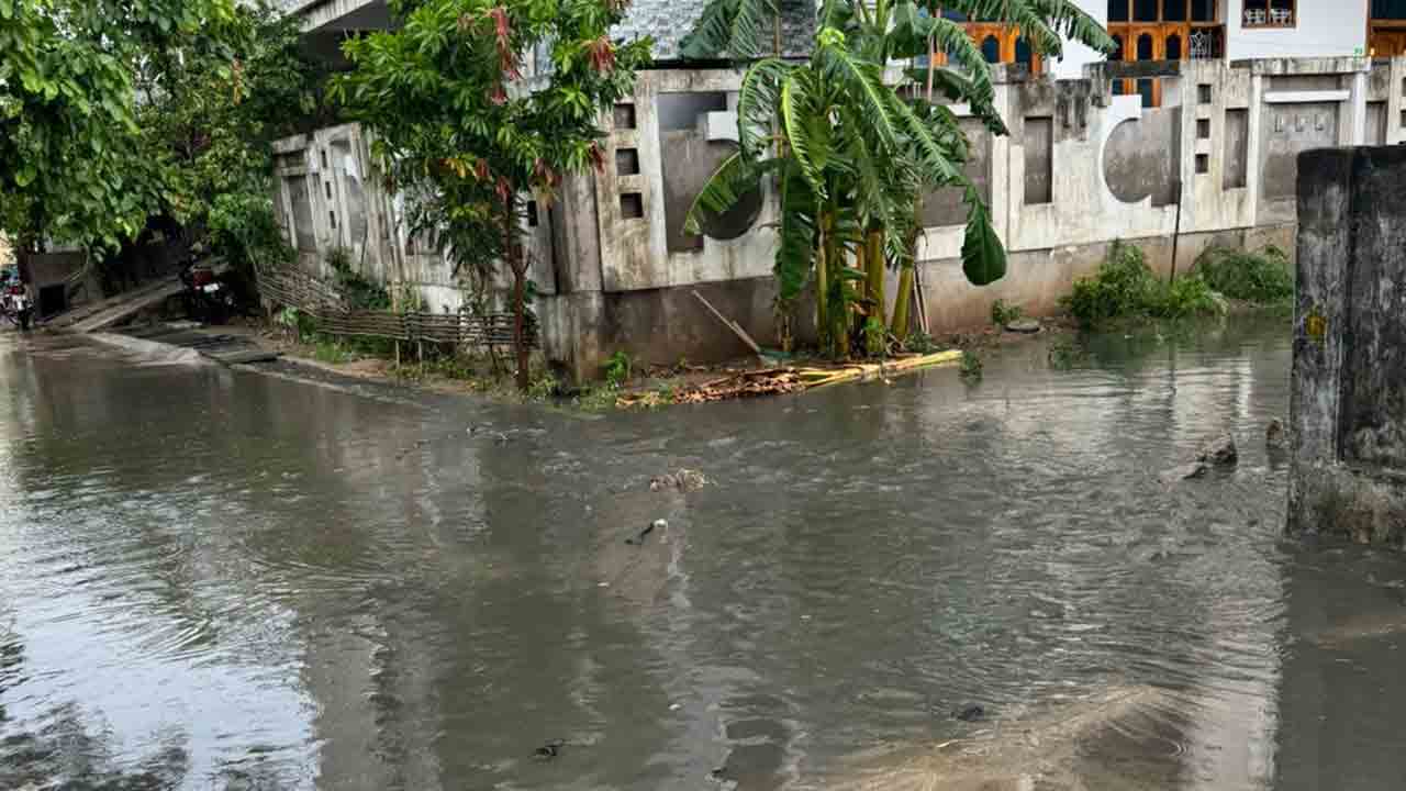 ఈదురు గాలులతో కూడిన వర్షం