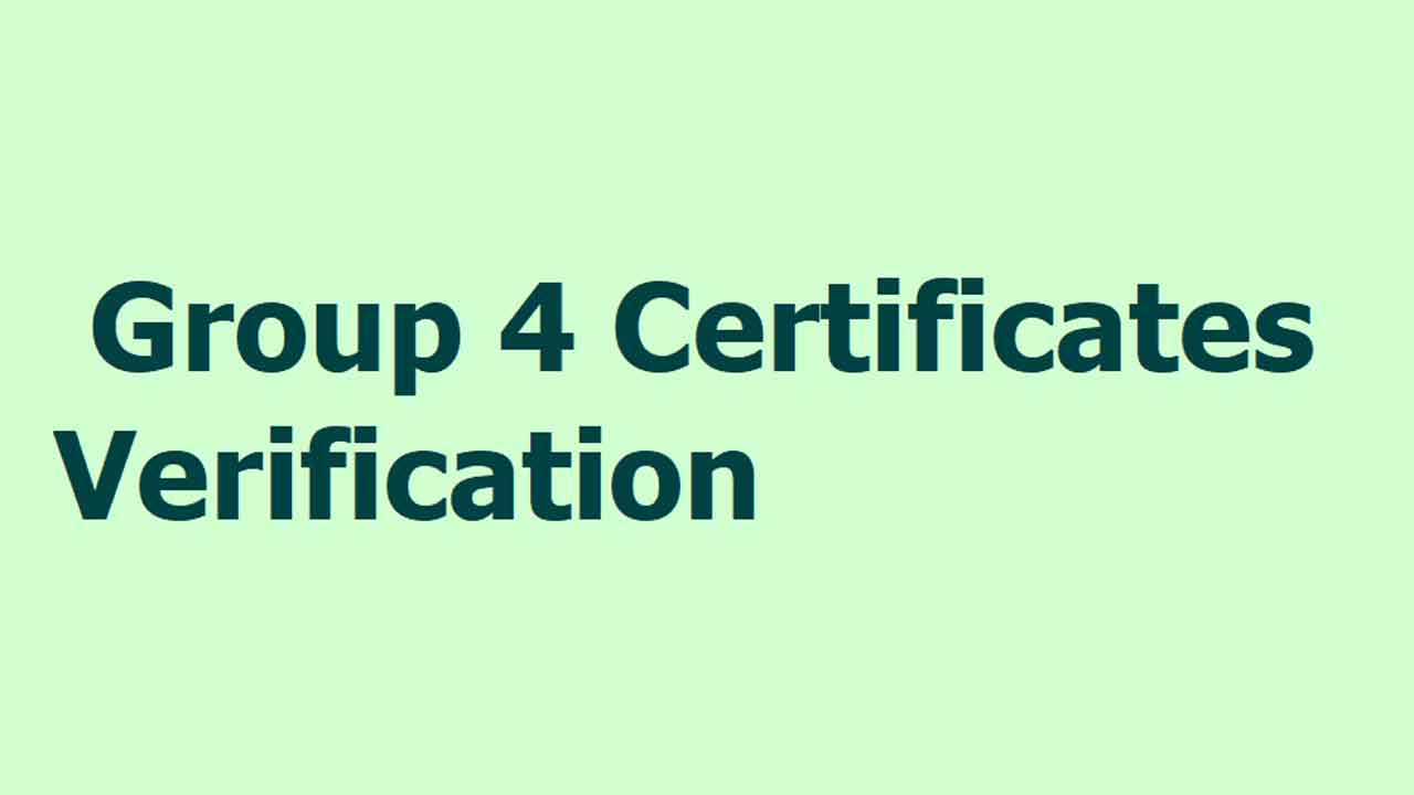 20 నుంచి గ్రూప్‌4 పోస్టులకు సర్టిఫికెట్‌ వెరిఫికేషన్‌