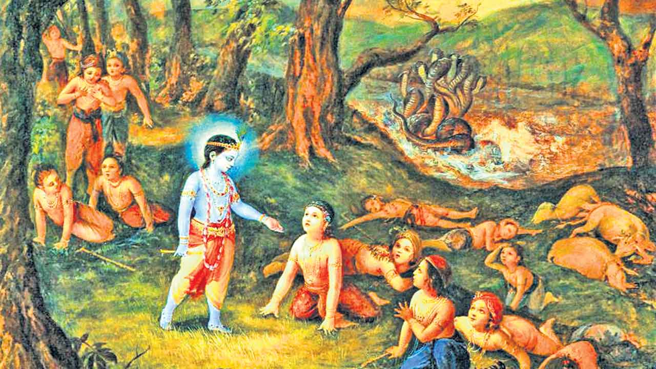 ధేనుక వధ-కాళియ కథ